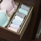 Household Essentials Brown 720-1 Deep Drawer Organizer Box for Storage | 12 in x 4 in x 3.13