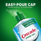 Cascade Dishwasher Rinse Aid, Pack of 2 | 8.45 fl oz | Packaging May Vary