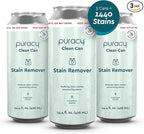 Puracy Clean Can Laundry Stain Remover - Fabric Stain Remover for Clothes Laundry - Stain Treater - Active Enzyme Laundry Stain Remover Spray - Spot Remover for Clothes (3 Pack Refill, Free & Clear)