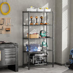 SINGAYE Shelf Closet Wire Shelving：Adjustable Metal Unit for Laundry Room Organization Bathroom Kitchen Home Garage Storage Pantry Rack Shelves