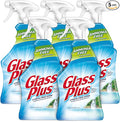 Glass Plus Glass Cleaner, 32 fl oz Bottle, Multi-Surface Glass Cleaner (Pack of 5)