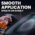 LANE'S Concentrated Auto Glass Cleaner | Tint-Safe Car Windshield, Window Cleaner | Removes Automotive Smoke Film, Fingerprints, & Smudges | Streak-Free, Safe for All Glasses | 128oz, 2 Pack