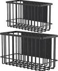 Buyyyit Laundry Room Organization & Storage Magnetic Basket Shelf Dryer Ball Lint Bin File Holder Container for Fridge & Washer