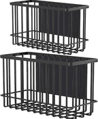 Buyyyit Laundry Room Organization & Storage Magnetic Basket Shelf Dryer Ball Lint Bin File Holder Container for Fridge & Washer