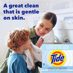 Tide Clean and Gentle Powder Laundry Detergent, Unscented, 68 Loads, 77 oz