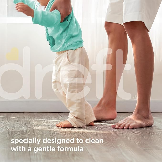 Dreft Active Baby Liquid Laundry Detergent, Helps Remove 99% of Baby Food Stains, Hypoallergenic, 2 pack, 32 loads each
