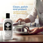 Tarni-Sheild Silver Polish - Clean, Polish, and Protect Against Tarnish - 8 Ounces – Safely Cleans Silver, Copper, Brass, and Other Metals in Just One Application - 6 Pack