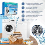 36 Pack Washing Machine Cleaner Descaler Tablets-18 Months Supply, Deep Cleaning Descaler for Front & Top Load Washers, Deodorizer, Mold & Limescale, Septic Safe, Compatible with All Brands