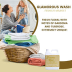 Worldwide Nutrition Bundle Compatible with Tyler Glamorous Wash French Market Scent Fine Laundry Liquid Detergent - Luxury Liquid Laundry Detergent - 907g (32 Fl Oz) Container with Keychain