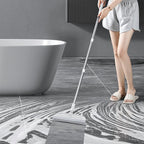Multifunction Floor Squeegee Broom for Pet Hair Removal, Silicone Magic-Style Broom for Floor Cleaning, 51.77" Long Handle for Carpet, Bathroom Tile, Hardwood Floors, Garage, Liquid Spills, Fine Dust