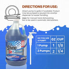 Ultra Shine™ 4 Pack 3X Platinum™ Dishwashing Liquid, Powerful Grease Remover, 1 Gallon - Concentrated Dish Cleaner Soap for Commercial Kitchens, Restaurants & Home Cleaning, Gentle on Hands & Skin