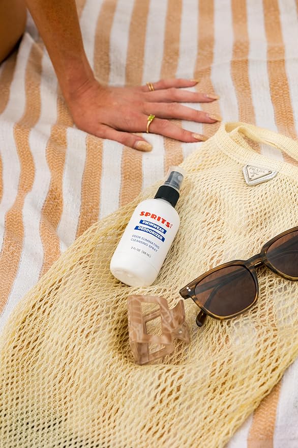 Driftline SPRITS Deodorizer Spray – Odor Eliminator for Wetsuits, Gym Bags & Activewear – Plant-Based, Skin-Safe, Biodegradable, Eco-Friendly, No Sulfates or Parabens, Travel Size (3oz)