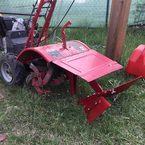 15683 Hiller-Furrower Kit Rear Tine Rototillers for Earthquake, Husqvarna, Southland, Powermate, Troy-Bilt and Cub Cadet Rear Tine Rototillers, Adjustable Wing, Three Kinds of Connection Red