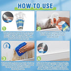 Wall Cleaner Spray, Household Mold Stain Cleaning Spray Deep Clean, All-Purpose Cleaner Spray for Tiles, Walls, Ceiling, Deck, Wood, Brick, Showers, Kitchen, Sink, Grout, Washing Machine Gasket