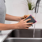 Nano Sponge Cleaning Sponges. Supersized Everyday Heavy Duty Household Kitchen and Dish Sponge. 2 Pack. 4.5 x 3