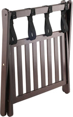 Winsome Remy Luggage Rack with Storage Shelf, for Guest Room, No Assembly, Cappuccino