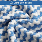 JOYMOOP 54 Packs Microfiber Cleaning Cloths, 10" x 10" Kitchen Towels – Reusable Cleaning Rags, Lint-Free, Super Absorbent Cleaning Cloths for Kitchen, Car, and Household Cleaning, Blue