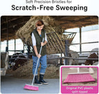 Soft Sweep Broom The Original Soft Sweep Magnetic Action Broom - 2 Pink Brooms