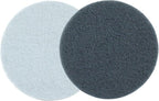 10 Pcs 800 Grits Power Scrubber Pad, Replacement Scouring Pads Abrasive Buffing Pads Drill Power Brush Polishing Pad(5 Inch, Grey)