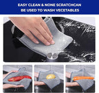 Wangjinpeng 12PCS Non-Scratch Multipurpose Steel Wire Dishcloths - Reusable Quick-Dry Odor-Free Scrub Cloths for Dishes, Kitchen Cleaning Cloths for Cookware, Sinks, Stove Tops(9.84X9.84)