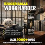 Wool Dryer Balls XL 3-Pack– Natural Fabric Softener, Reusable Laundry Dryer Balls –Reduce Drying Time, Static & Wrinkles– Hypoallergenic, Chemical Free Dryer Sheet Alternative, Eco-Friendly