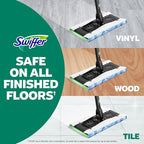 Swiffer Heavy Duty Mop Wet Multi-Surface Cloth Refills for Floor Mopping and Cleaning, Outdoor Window Fresh Scent, 20 count