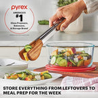 Pyrex Simply Store (9-Pack) Mixed Sized Glass Food Storage Set, Round & Rectangular Containers With Plastic Lids, BPA-Free, Dishwasher & Microwave Safe