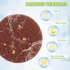 16pcs Heavy Duty Pads Electric Cleaning Brush Pad Set fit for Bosch Home/Garden 6033 Battery Cleaning Brush,Red