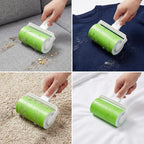 Reusable Washable Lint Roller 5 Pack, Sticky Travel Lint Roller, Portable Compact Pet Hair Remover Cleaner with Cover for Clothes, Pet Hairs, Carseats, Include Mini and Medium Size