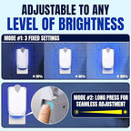 2 Fruit Fly Traps & 10 Adhesive Cartridges, Indoor Plug-in Bug Catcher, UV Light Fly Trap Captures Fruit Flies, Gnats, Houseflies, Moths, and Flying Insects for Kitchen, Bathroom, Plant Areas
