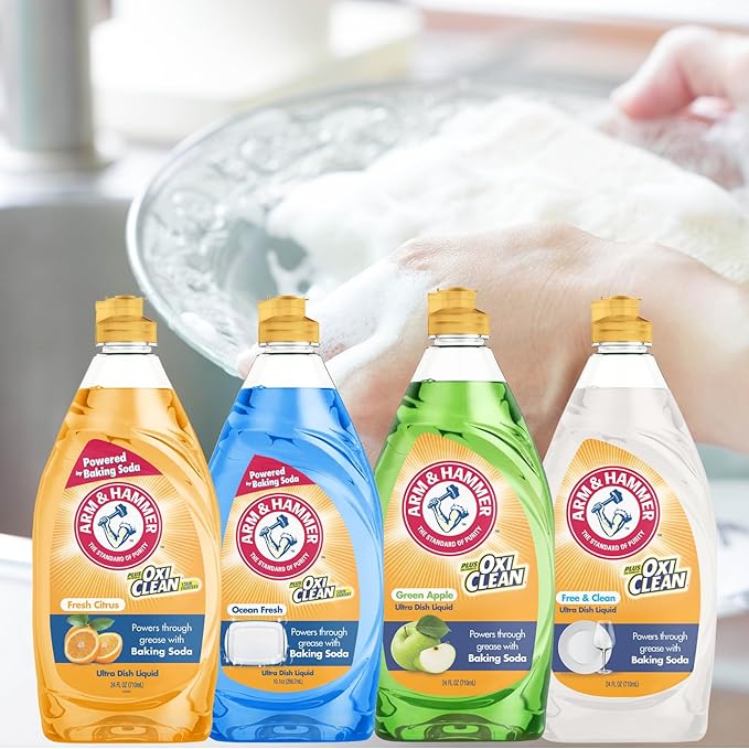 Arm & Hammer, Free & Clean Ultra Dish Liquid, 24 Ounce