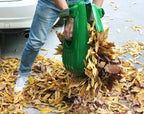 Gardzen Large Leaf Scoop Hand Rakes, Debris and Yard Waste Removal, Comes with 72 Gallon Garden Bag, Work Gloves, Protective Pads(Green)