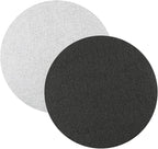 Auniwaig 2Pcs 7 Inch 1000-Grit Drill Power Brush Tile Scrubber Scouring Pads Disc Hook and Loop Cleaning for Bathroom & Kitchen Cleaning Gray