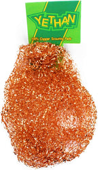 Copper Scouring Pad, Scrubbing Scour Pads 10 Pcs/Pack, Pure Copper, 13g / Pc