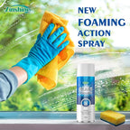 Glass and Window Cleaner Spray - Ammonia-Free Glass Cleaner, Foaming Cleaning Spray, Safe for Tinted Non-Tinted Windows, Streak-Free Shine for Auto and Home, 14 fl oz