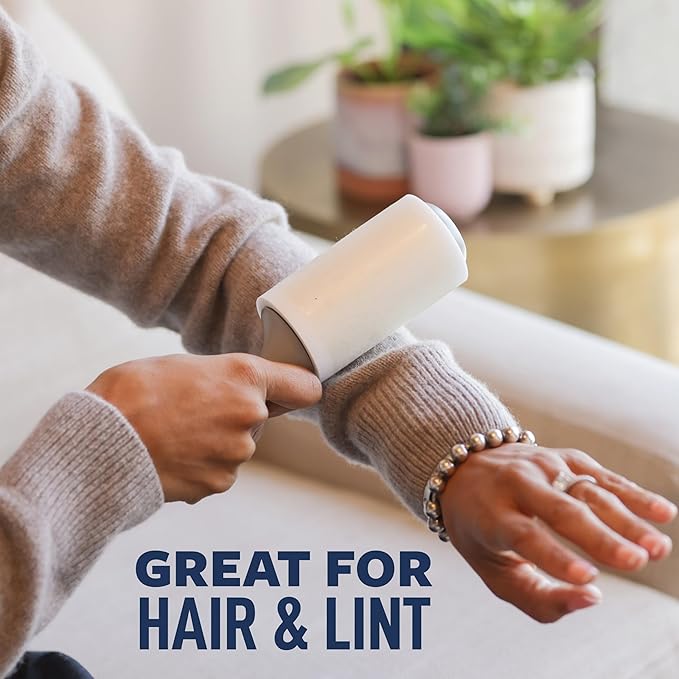 Scotch-Brite Everyday Clean Lint Roller, Scotch Brand Adhesive, Pet Hair & Lint Remover for Clothes, Furniture & Car, 4 in x 54.2 ft Each, 4 Pack, 380 Sheets Total