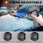 SDFM Electric Air Duster - 130000RPM Compressed Air Duster，3 Gear Adjustable Jet Dry Blower can Reusable Can for Computer Keyboard,Outdoors,Car,Home.… (Black)