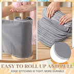 36 Pack Vintage Reusable Cleaning Cloths Washable Cotton Kitchen Towels for Home (Gray)