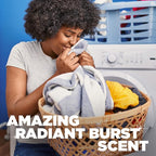 ARM & HAMMER Deep Clean Odor Formula Liquid Laundry Detergent, Radiant Burst Scent, 75 Fl Oz, 50 Loads