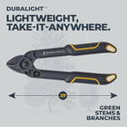Woodland Tools Duralight Compact Lopper, 16 Inch Anvil Branch Cutter with Gear Assist and Glass-Filled Nylon Handles, Lightweight Tree Pruner for Dry Branches, Tight Spaces, and Everyday Yard Work