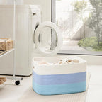 Blanket Basket,Rectangle Woven Baskets for Storage,100L Laundry Basket for Decorative Nursery Blanket,Toys,Dirty Clothes and Magazine in Shelves,Baby Room,and Living Room