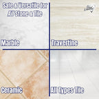 Black Diamond Stoneworks MARBLE & TILE FLOOR CLEANER. Great for Ceramic, Porcelain, Granite, Natural Stone, Vinyl and Brick. No-rinse Concentrate. (1-Quart)