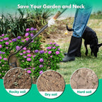 Lilyvane Hoe Garden Tool with 70Inch Long Handle, Heavy Duty Garden Hoes for Weeding Loosening Soil Digging Planting Ridging, Handy Hoe Gardening Tools Weeding Hoe