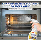 Heavy Oil Cleaner Stain-Effective Multi-Purpose Cleane for Heavy Oil Cleanup with Spray Nozzle Spray for Kitchen, Household, Oven, Stove, Range Hood, Sink (1PCS)