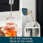 Grove Co. Multi-Purpose Cleaner, Refill Concentrate (2 x 1 Oz) + Glass Spray Bottle (16 Oz), Plant-based Household Cleaning Supplies Bundle, No Plastic Waste, Natural Lavender Blossom & Thyme Scent