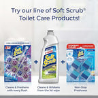 Soft Scrub 4-in-1 Rim Hanger Toilet Bowl Cleaner, Lavender, 2 Count