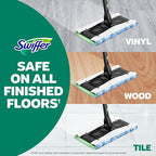 Swiffer Heavy Duty Mop Wet Multi-Surface Cloth Refills for Floor Mopping and Cleaning, Pet with Febreze Odor Defense, 32 count
