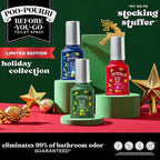 Poo-Pourri Toilet Spray, Holiday Pack Gift Set - Holiday Spice, Feelin Toasty Vanilla, Mistletoe Spritzes Includes 3 2-Ounce Bottles