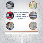 SCRUBIT Window and Shower Squeegee, Lightweight Squeegy Cleaner for Windows, Glass, Car Windshield, and Mirror - Streak Free Cleaning Tool for Shower Doors, Kitchen and Bathroom