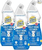 Lemi Shine Toilet Bowl Cleaner - Bleach-Free Toilet Cleaner - Removes Tough Stains and Odor - 24 fl oz (3 Pack)